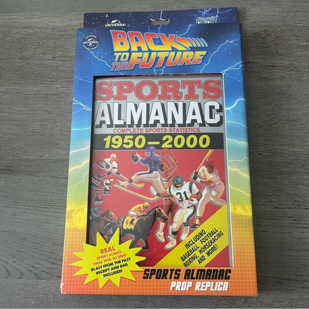 Universal Back to the Future Sports Almanac Screen Accurate Replica